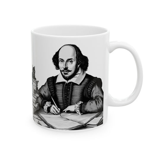 If Shakespeare Were Alive Today - Cats - In the Theater of Words - 11oz mug