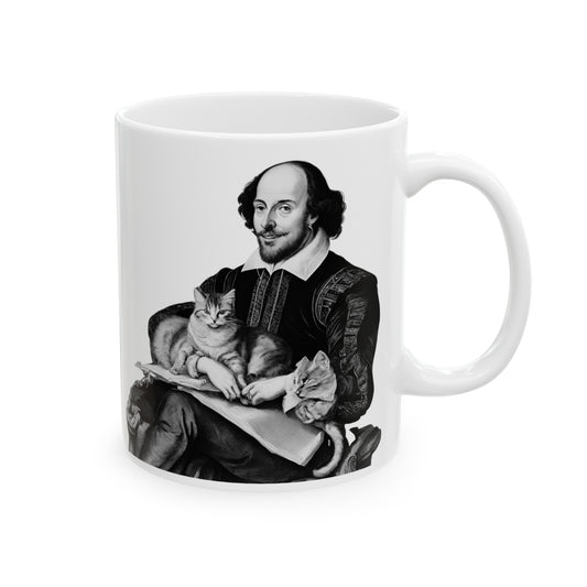 If Shakespeare Were Alive Today - Cats - With Whiskered Ways - 11oz mug