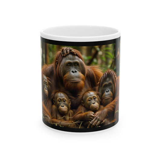 Orangutan Family - Graphic - 11oz mug