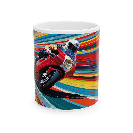 Racing Motorcycle - Graphic - 11oz mug