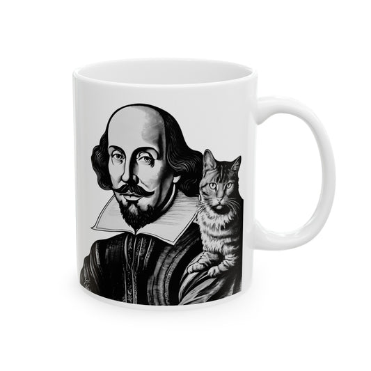 If Shakespeare Were Alive Today - Cats - Yet in Thy Regal Bearing - 11 oz mug