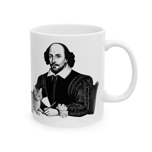 If Shakespeare Were Alive Today - Cats - Oh feline Muse - 11oz mug
