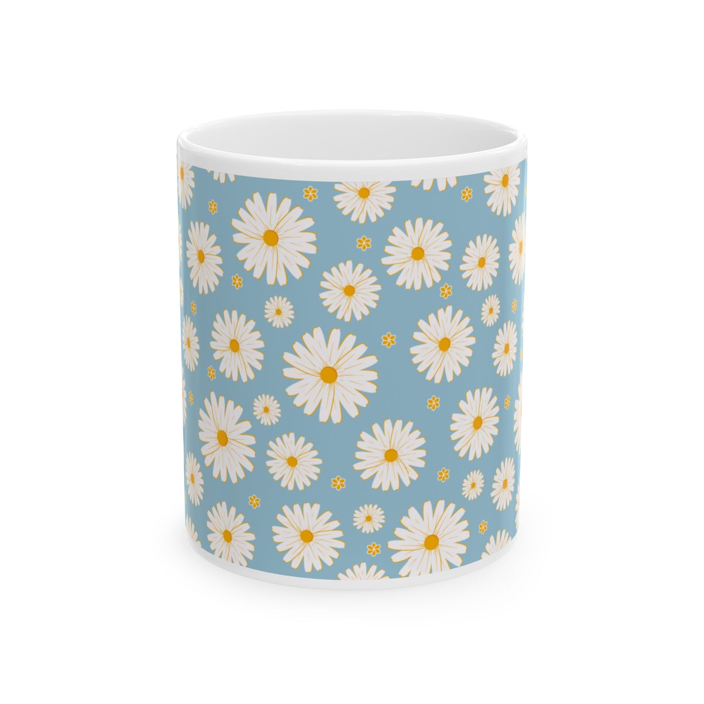 White Daisies - 11oz mug